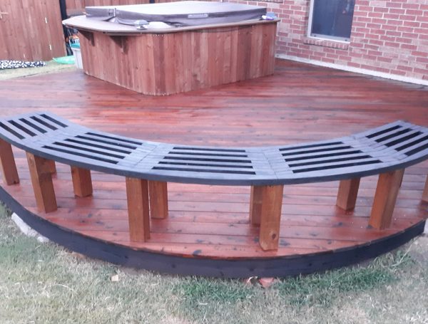 Custom Deck and Bench – Newark Tx