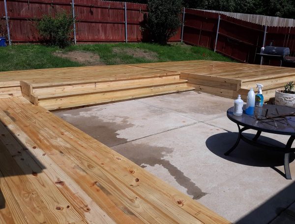 Custom Deck with Stairs – Azle Tx